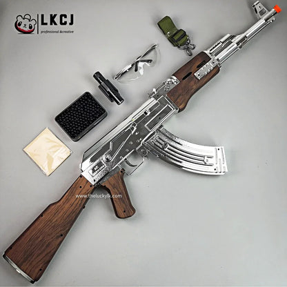Golden/Silver AK47 Gel Blaster Toygun