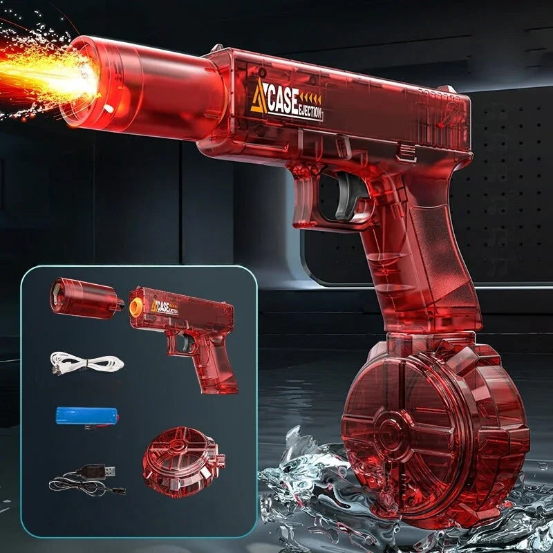 G Pistol Water Gun With Lighting Tracer LKCJ