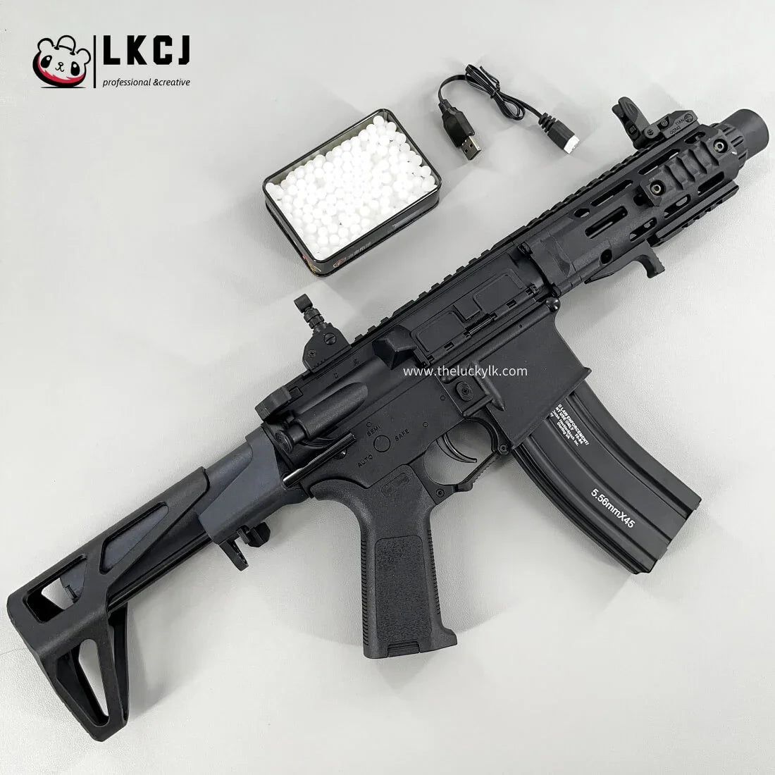 DD M4-PDW Gel Blaster High Speed Fire Mode With Metal Mag-Flagship