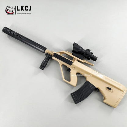 Mini Aug Gel Blaster With 7 Colors of Lighted Silencer Recommended Age Range: 10-15 Years LKCJ
