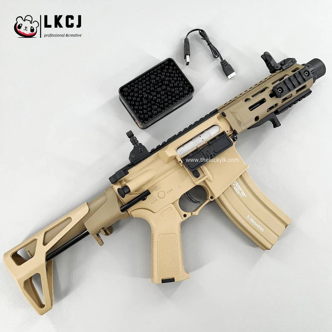 DD M4-PDW Gel Blaster High Speed Fire Mode With Metal Mag-Flagship LKCJ