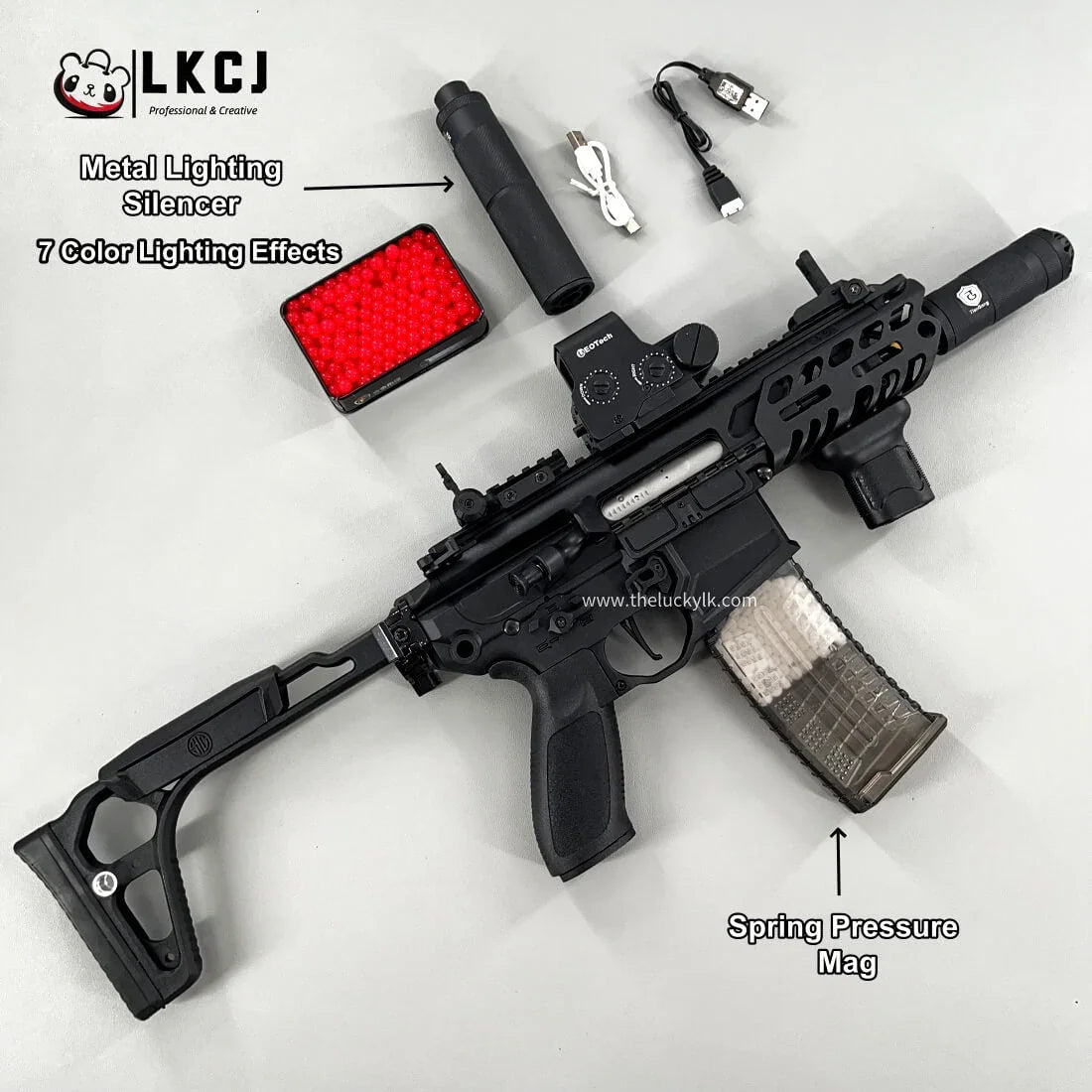 MCX Gel Blaster With Forward And Backward Movable Bolt LKCJ