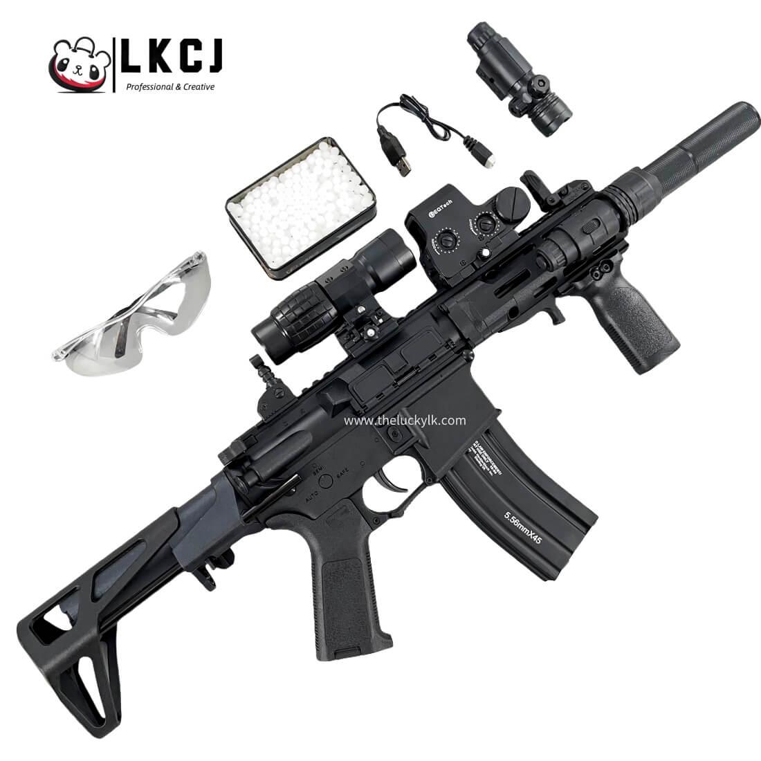 DD M4-PDW Gel Blaster High Speed Fire Mode With Metal Mag-Flagship LKCJ