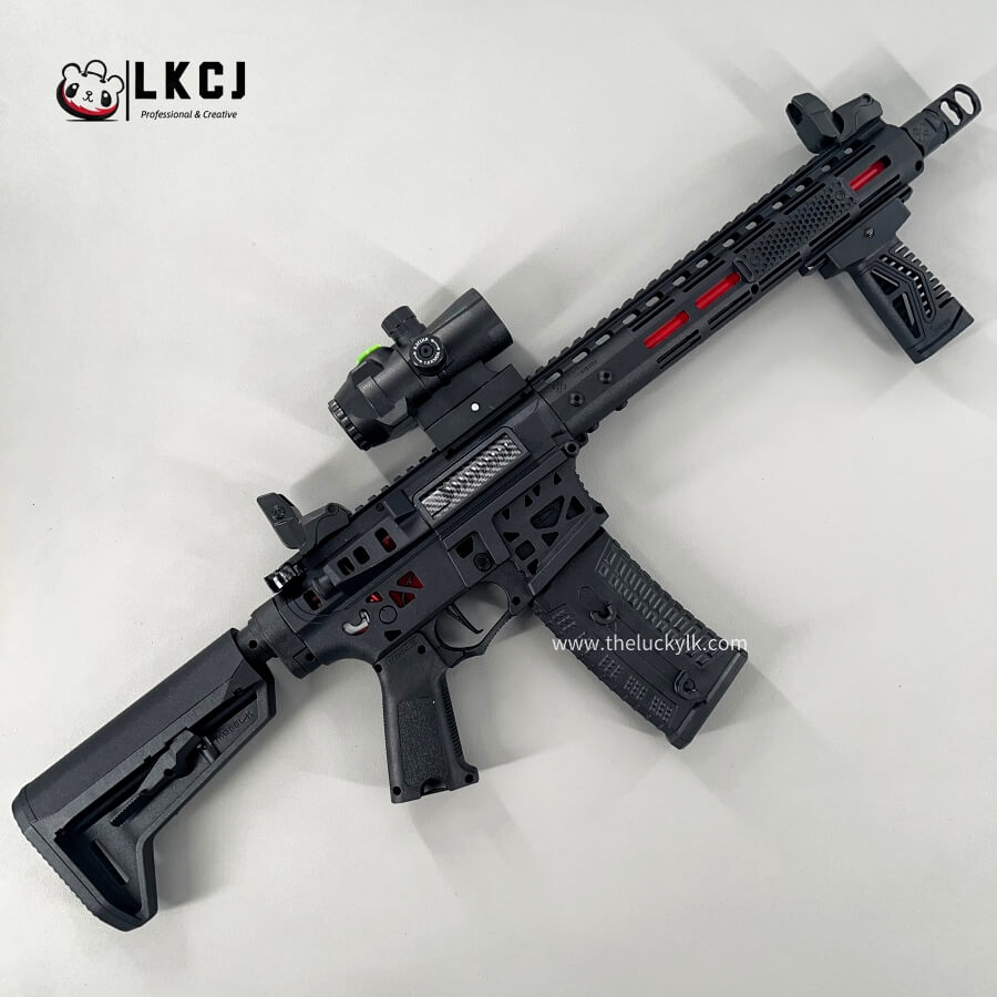 Tactical Edition N4 Blaze Gel Blaster With Carbon Fiber Accents