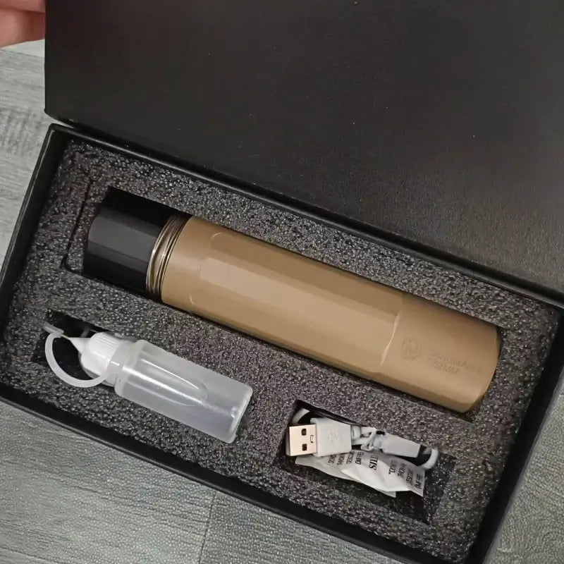 Smoke Wolf 14mm CCW Muzzle Silencer for Gel Blasters & Airsoft Guns