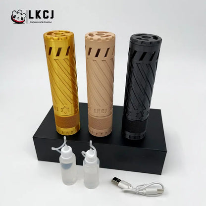 Smoke Wolf 14mm CCW Muzzle Silencer for Gel Blasters & Airsoft Guns