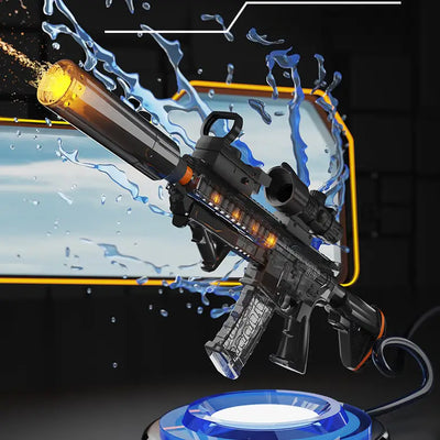 M416 Water Gun With An LED Silencer