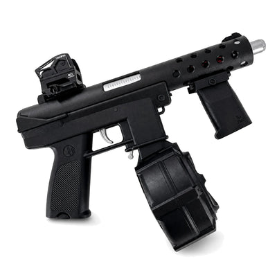 Gold/Sliver TEC9 Gel Blaster With 7 Colors of Lighted Silencer