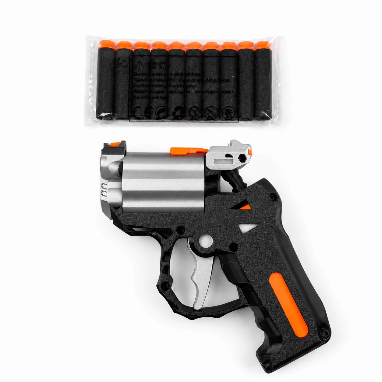 3D Printed Semi-Automatic Revolver