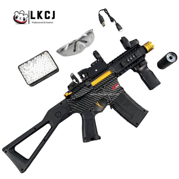 Carbon Fiber Gold Embellished ARP556 Gel Blaster LKCJ