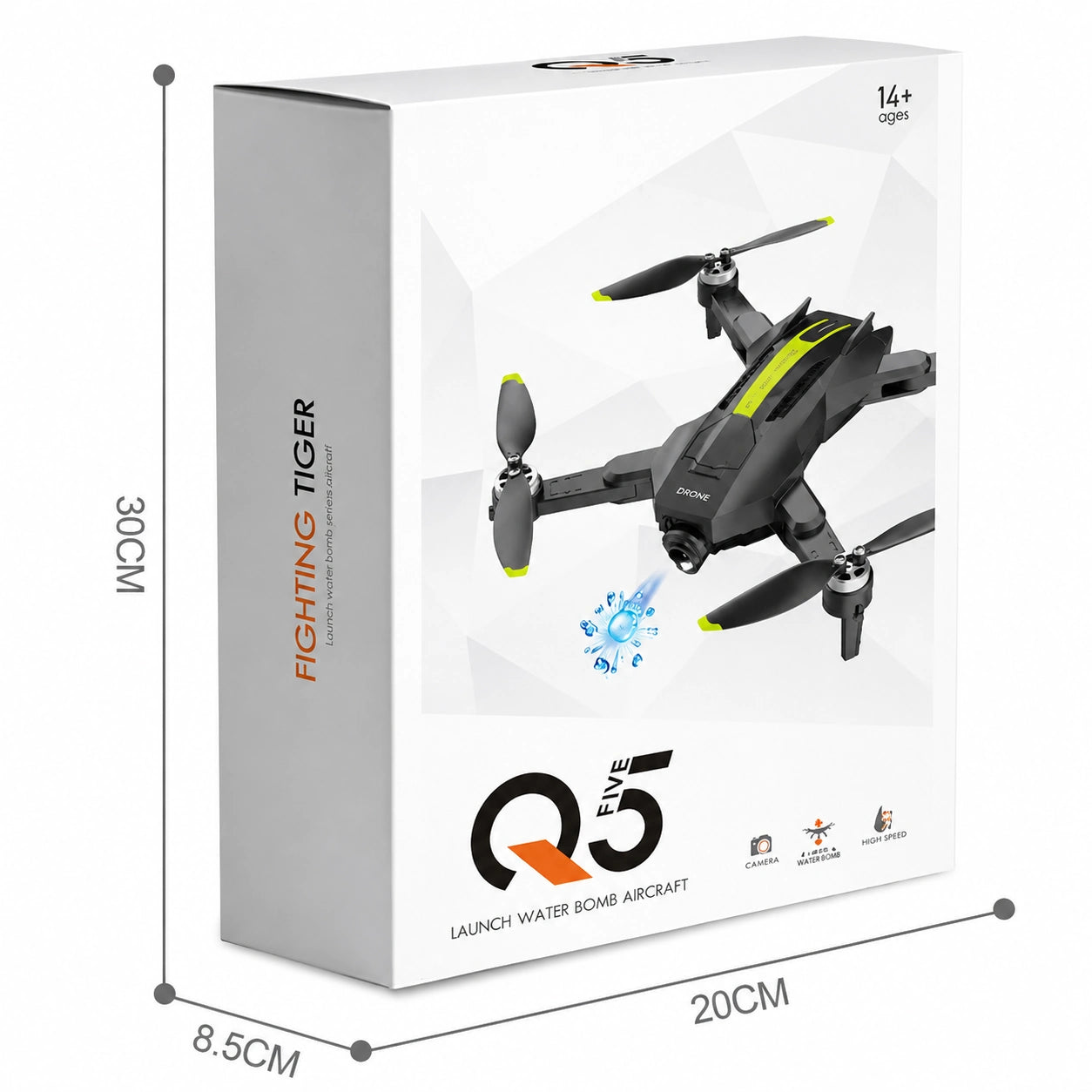 Drone Gel Blaster With Brushless Motors And 4K Camera Recommended Age 15+