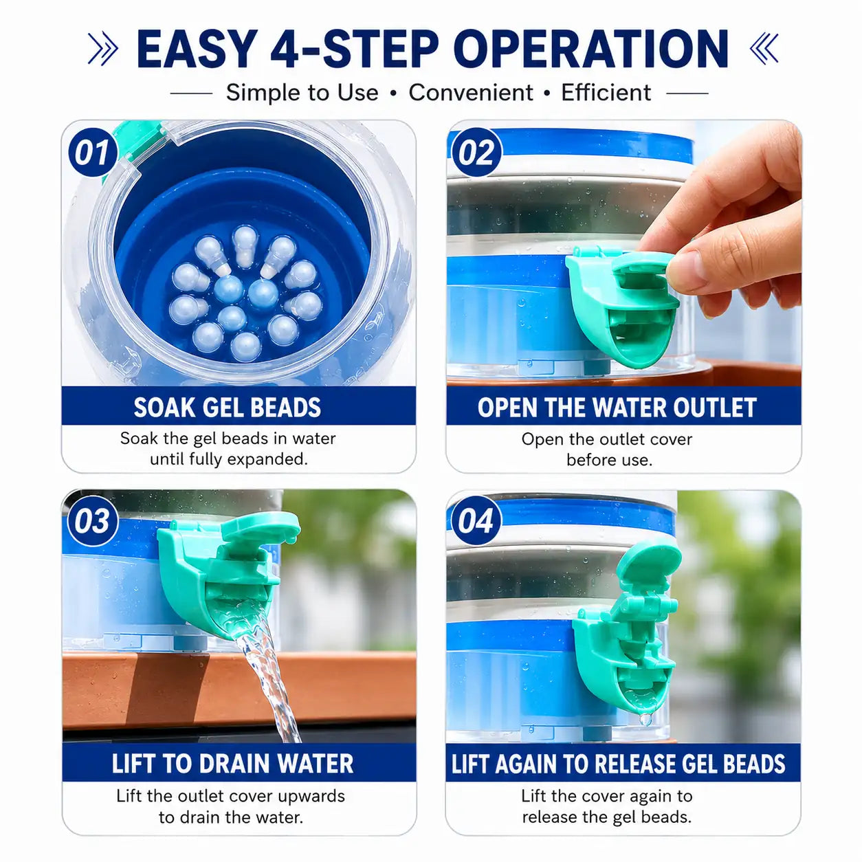 Multifunctional Gel Ball Soaking Bucket