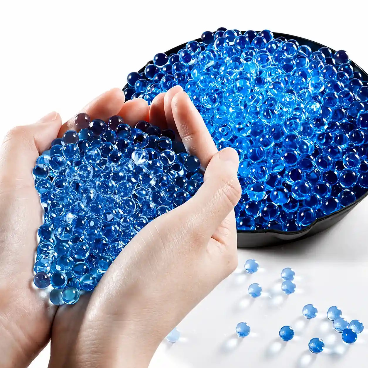 60,000 Gel Balls With Collapsible 600ml Gel Ball Quick-Loading Bottle