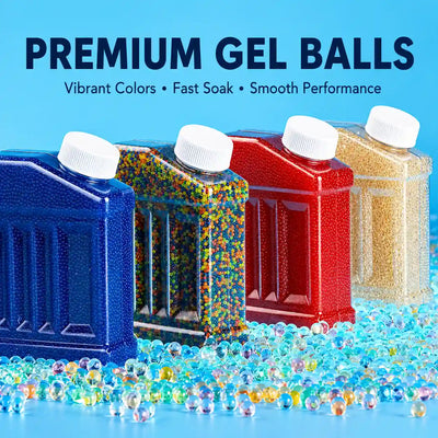 60,000 Gel Balls With Collapsible 600ml Gel Ball Quick-Loading Bottle