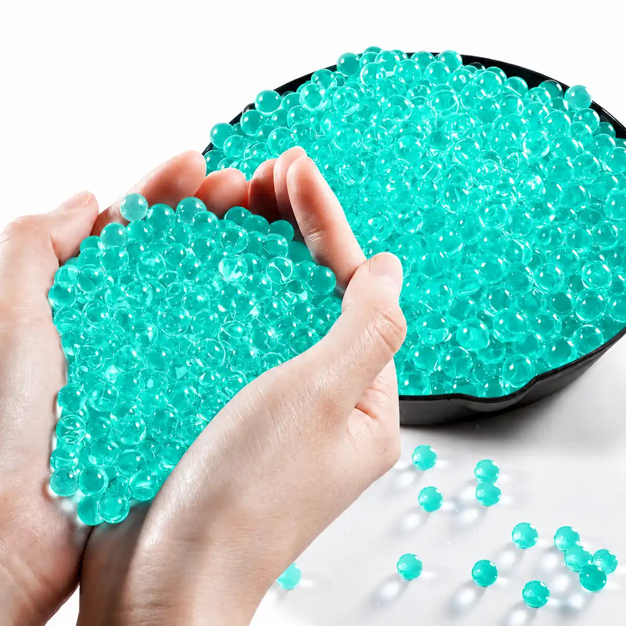 60,000 Gel Balls With Collapsible 600ml Gel Ball Quick-Loading Bottle