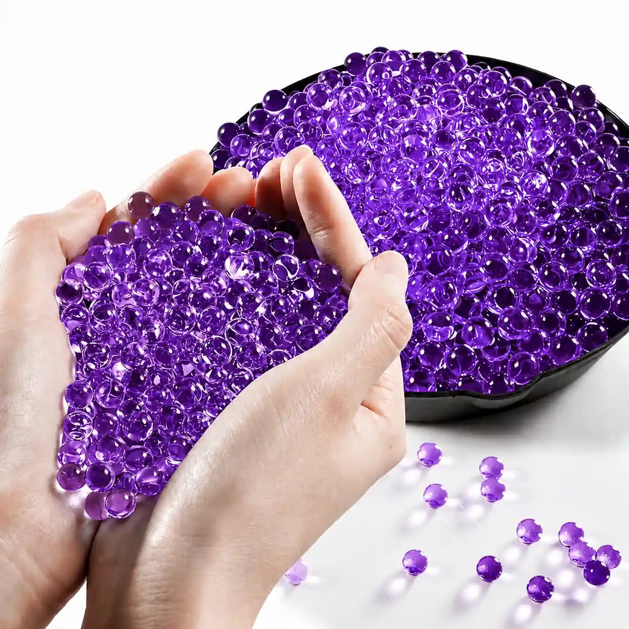 60,000 Gel Balls With Collapsible 600ml Gel Ball Quick-Loading Bottle