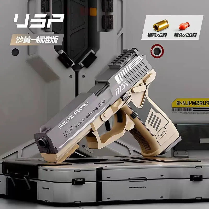 Glock 18C Self-reloading With Metal Barrel Pistol Nerf Toy Gun（tiktok recommend） LKCJ