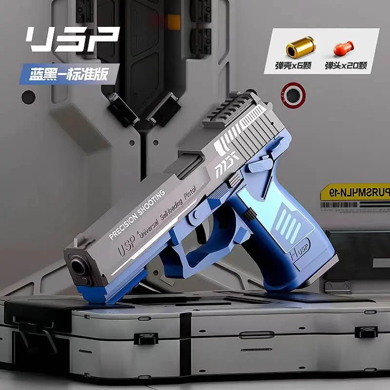Glock 18C Self-reloading With Metal Barrel Pistol Nerf Toy Gun（tiktok recommend） LKCJ