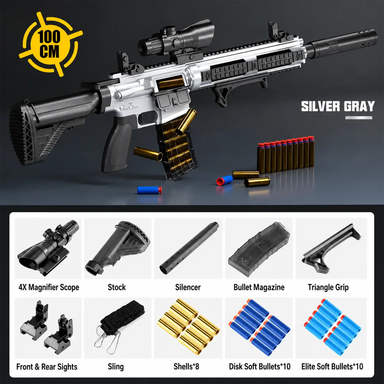 M416 Shell Ejecting Soft Bullet Rifle Gun (Assault Rifle/AR)