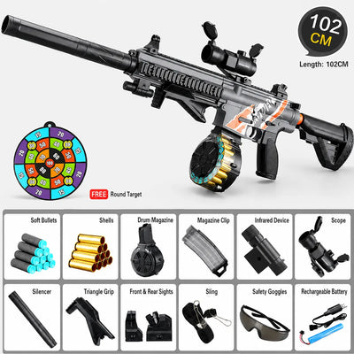 Electric M416 Rifle With Shell Ejecting Nerf Toy Gun