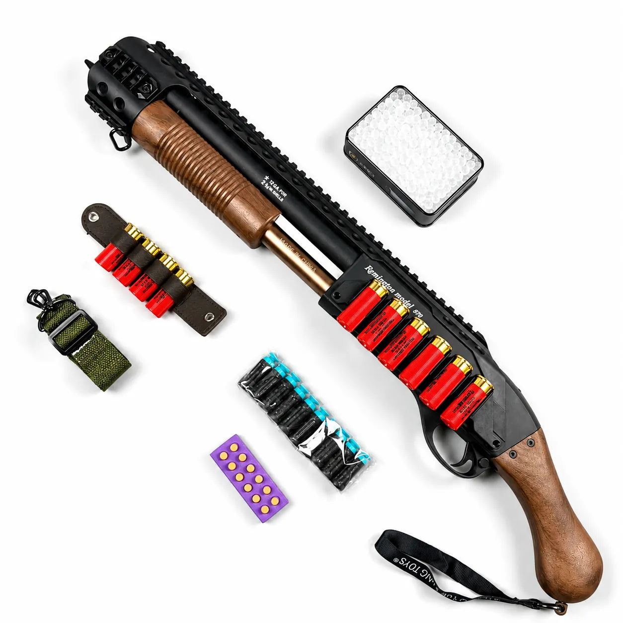 M870 Nerf Soft Bullet/Gel Blaster Gun
