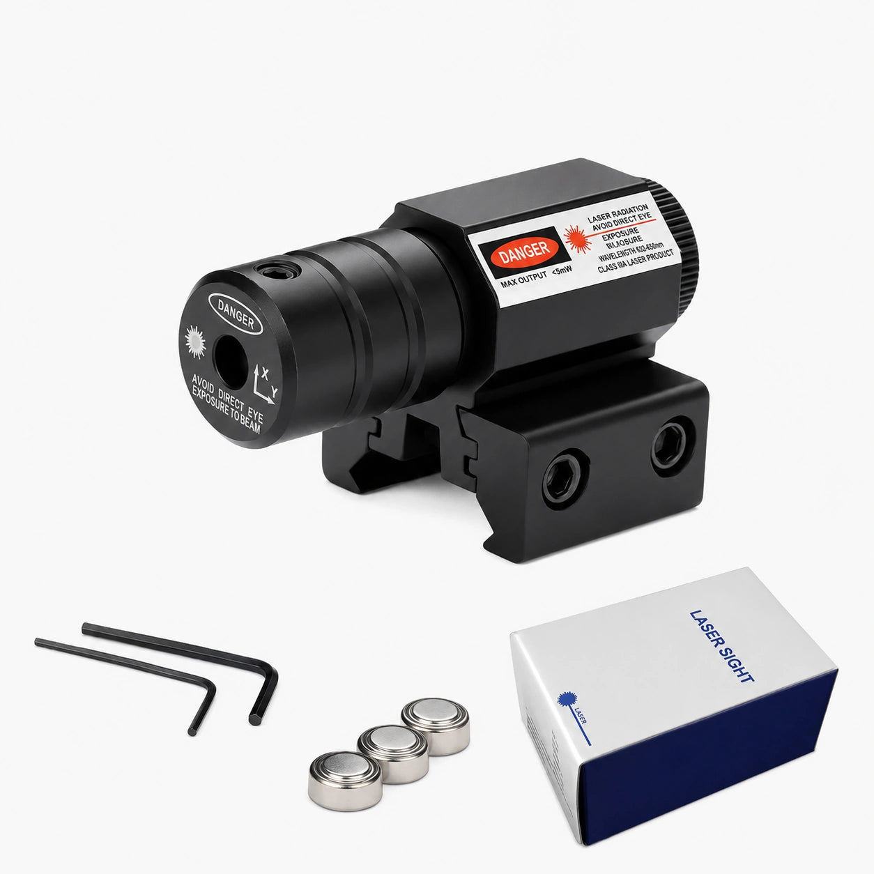 Mini Metal Red Laser With 20mm Adjustable Rail