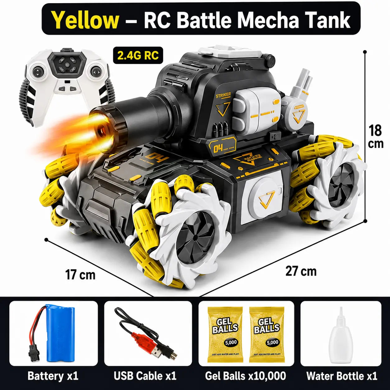 RC Tank Gel Blaster