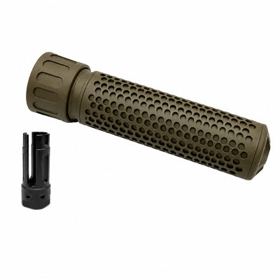 Metal Silencer Adapt To 14 MM CCW Threaded Rod Tip