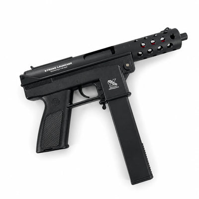 Gold/Sliver TEC9 Gel Blaster With 7 Colors of Lighted Silencer