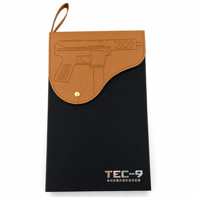 Gold/Sliver TEC9 Gel Blaster With 7 Colors of Lighted Silencer