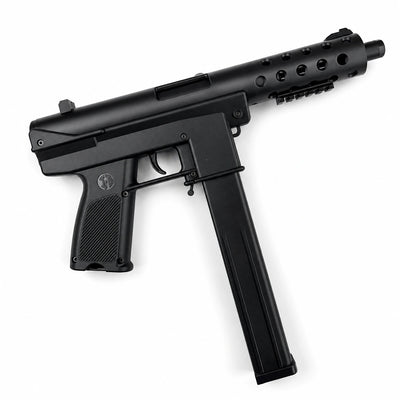 Gold/Sliver TEC9 Gel Blaster With 7 Colors of Lighted Silencer