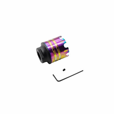 Metal Silencer Adapt To 14 MM Threaded Rod Tip & 19 MM Smooth Tip LKCJ