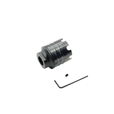 Metal Silencer Adapt To 14 MM Threaded Rod Tip & 19 MM Smooth Tip LKCJ
