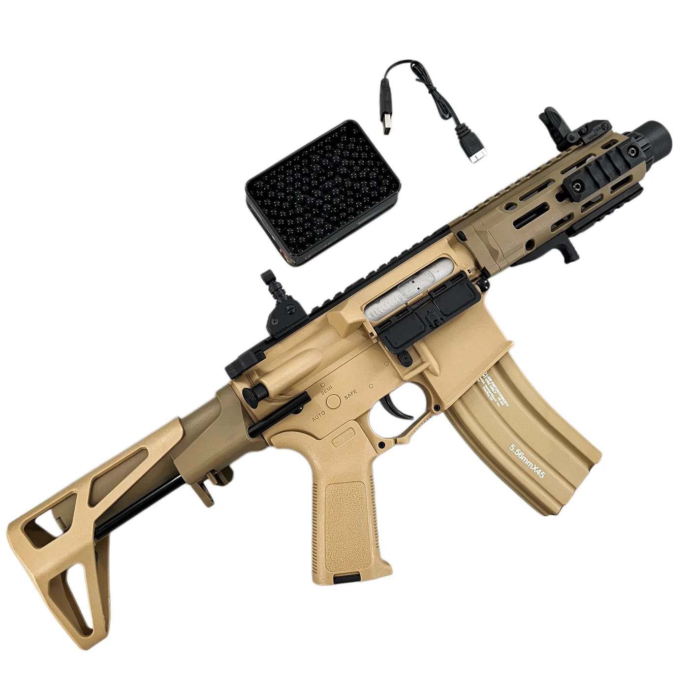 DD M4-PDW Gel Blaster High Speed Fire Mode With Metal Mag-Flagship