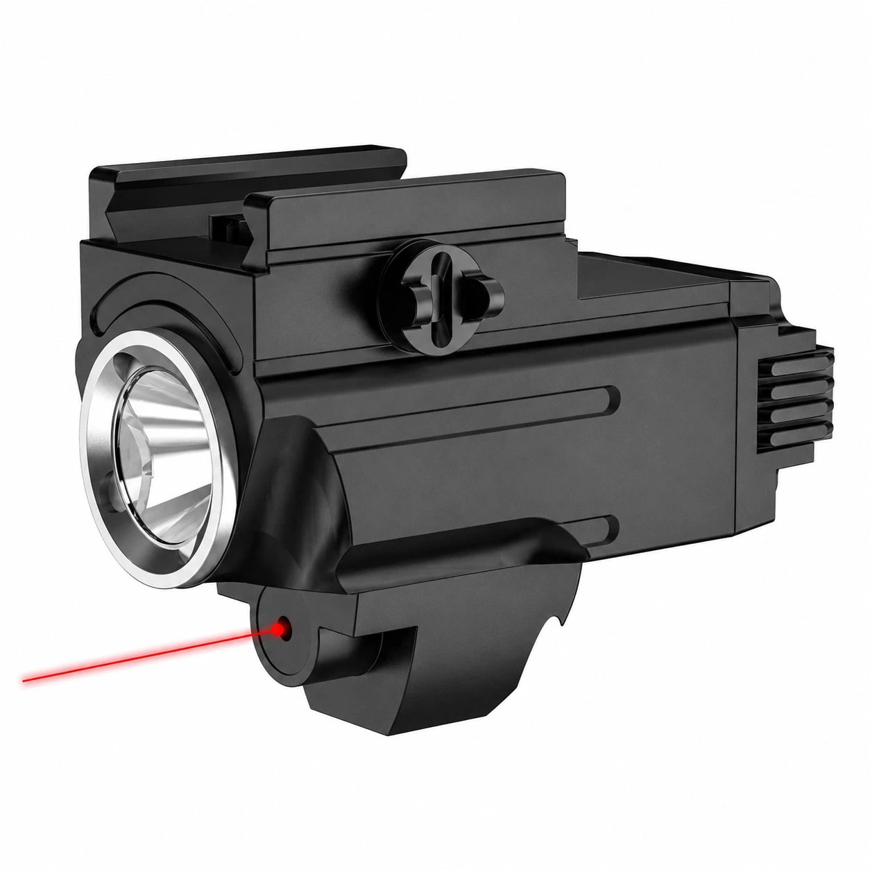 Metal Flashlight With Adjustable Rail