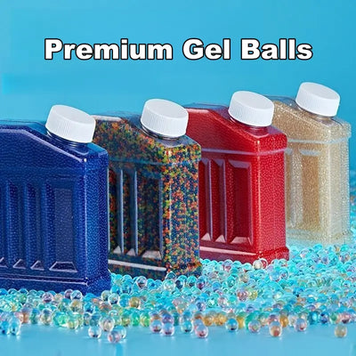 60,000 Gel Balls With Collapsible 600ml Gel Ball Quick-Loading Bottle