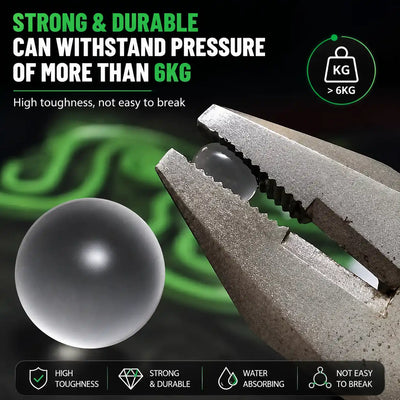 2 Packs of 6x Hardened Gel Balls For Enhancing The Performance of Gel Blasters