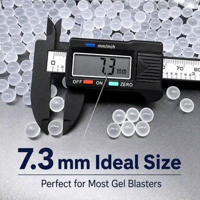 2 Packs of 6x Hardened Gel Balls For Enhancing The Performance of Gel Blasters