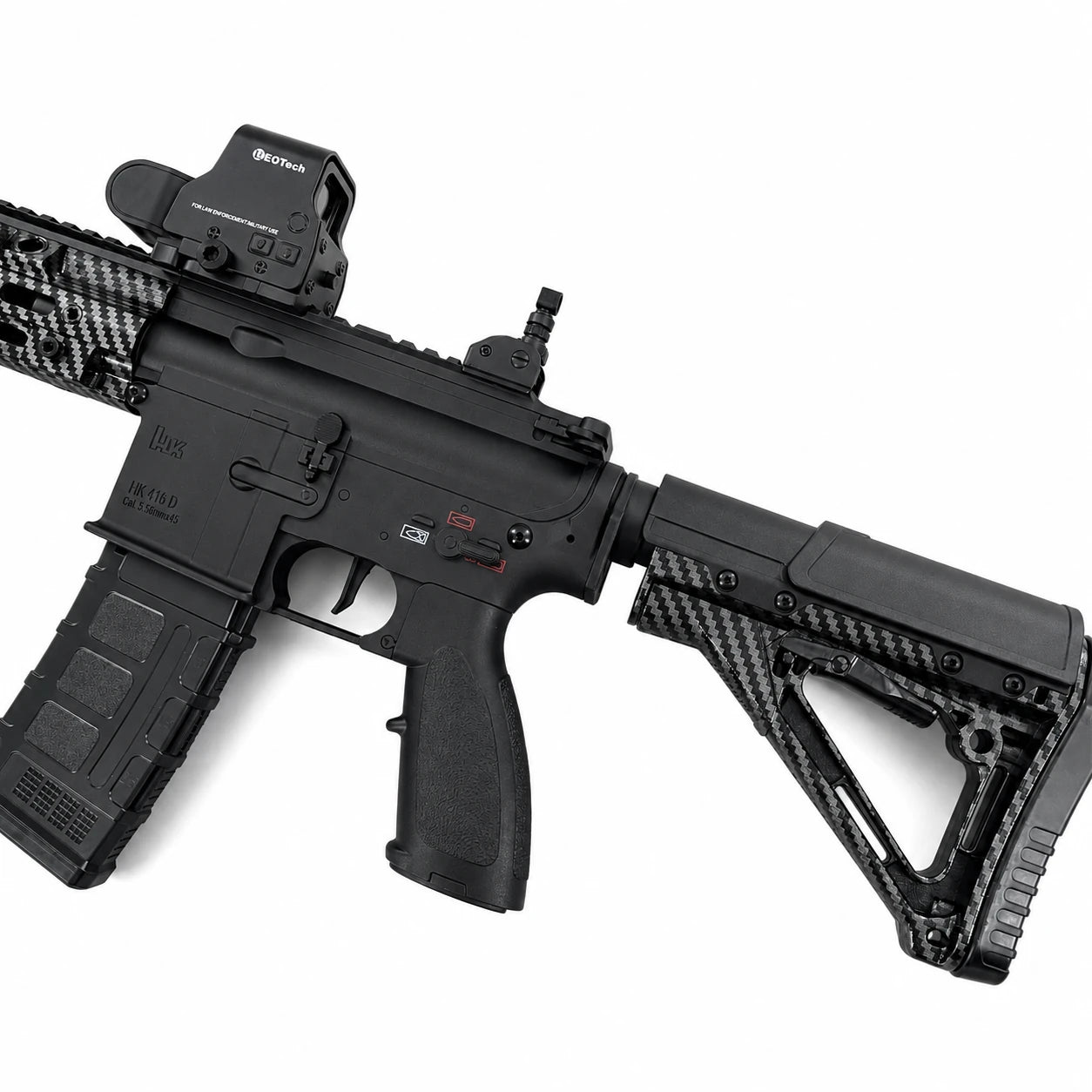 Carbon Fiber HK416D Gel Blaster With SMR Handguard