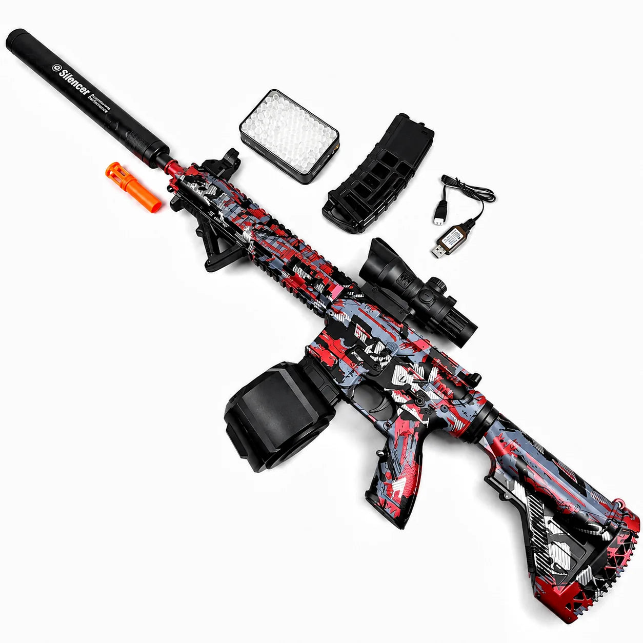 Exquisite Graffiti M416 Gel Blasters 25M Shoot Range