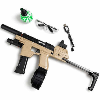 Mp17 Gel Blaster With Metal Stock, Metal Rail