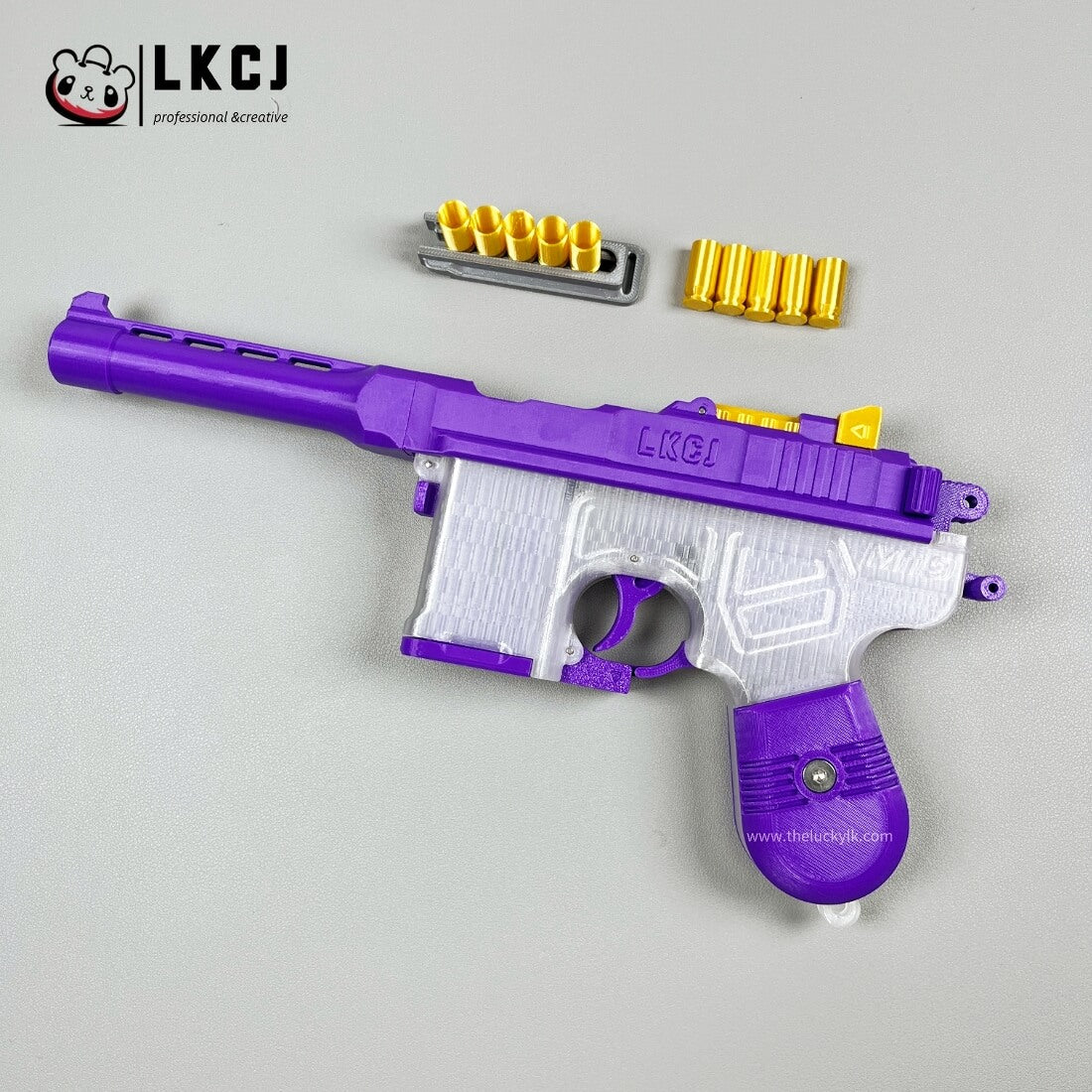 3D Printed Mauser With Throwable Bullets LKCJ