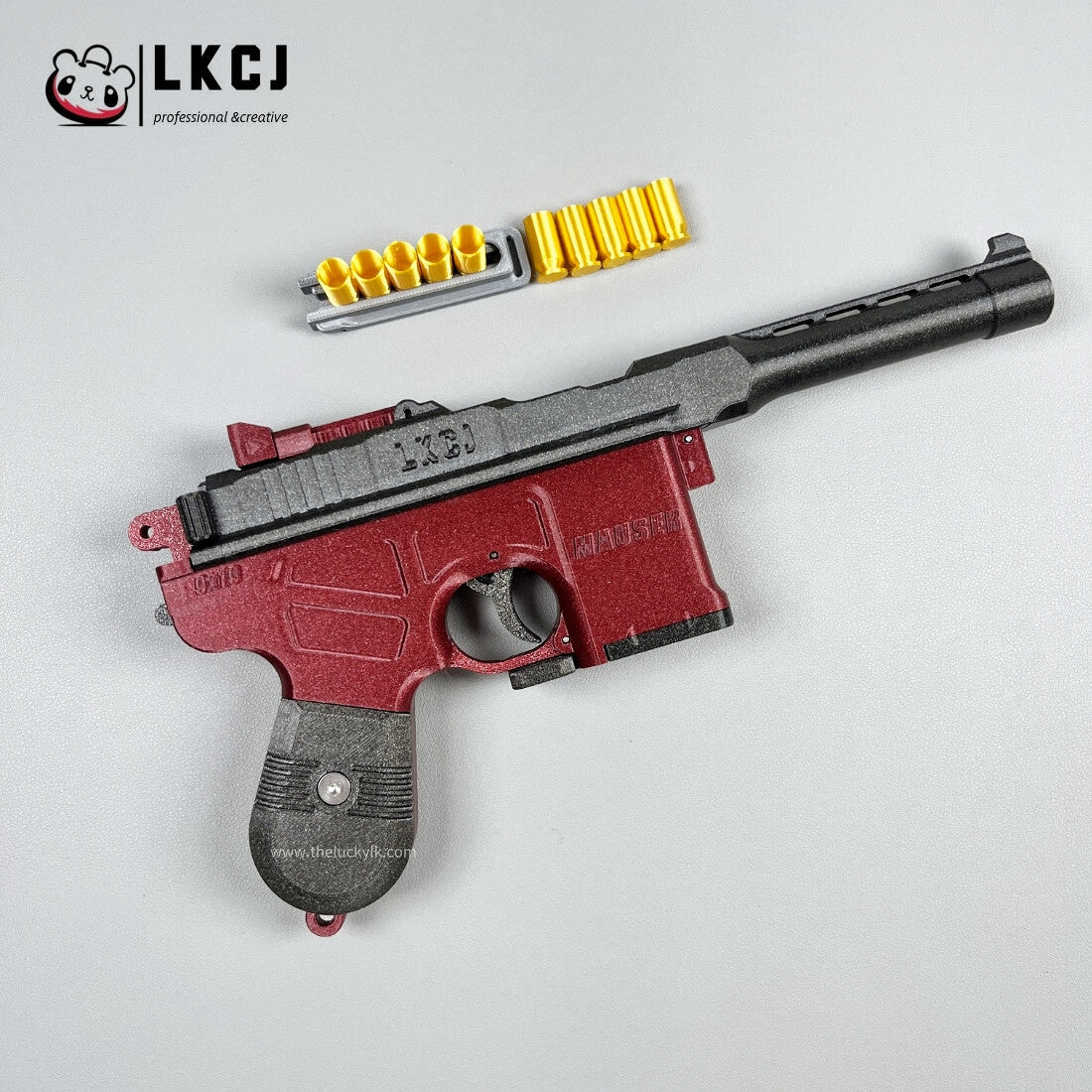 3D Printed Mauser With Throwable Bullets LKCJ