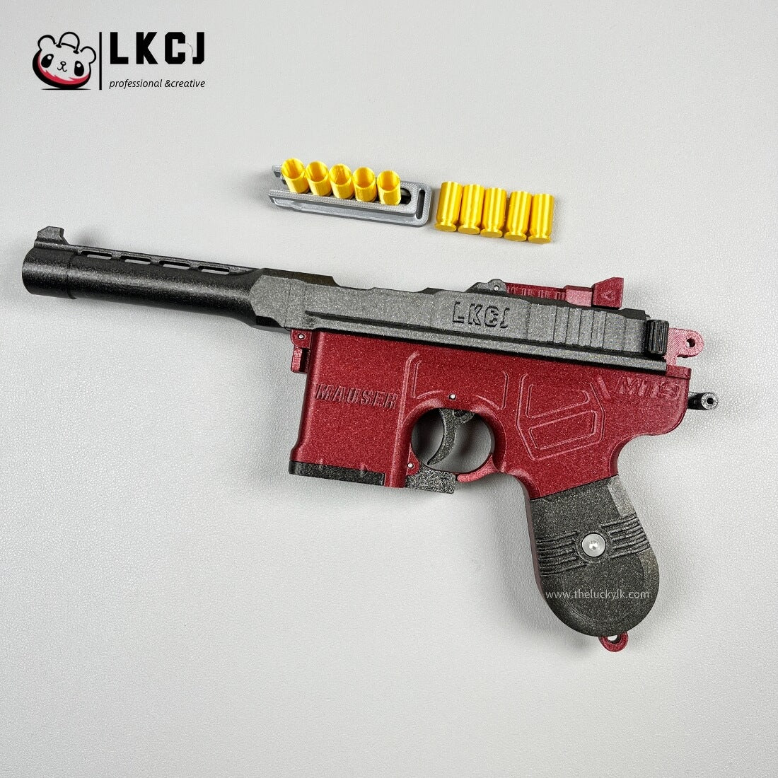 3D Printed Mauser With Throwable Bullets LKCJ