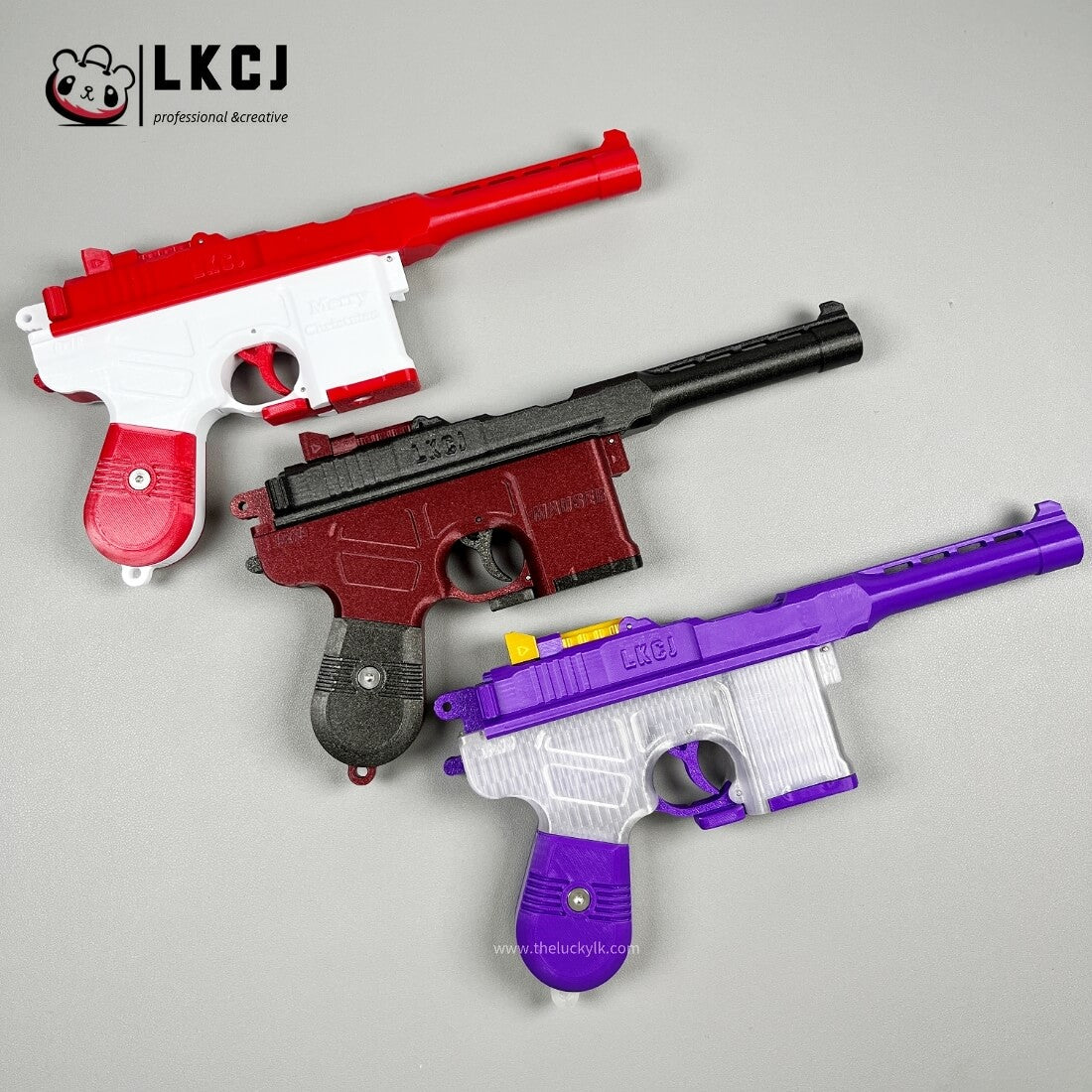 3D Printed Mauser With Throwable Bullets LKCJ