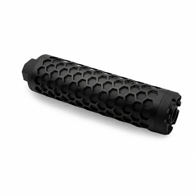 Metal Honeycomb Shape Silencer Adapt To 14 MM CCW Threaded Rod Tip
