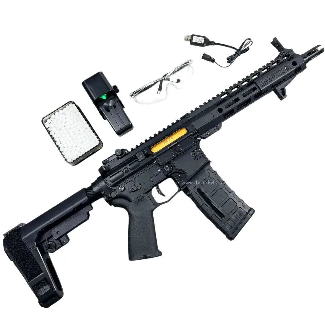 New SLR Precision Shooting Gel Blaster Fast Mode 11.1V Battery Recommended Age 18+