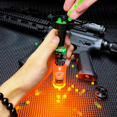 Smoke Wolf 14mm CCW Muzzle Silencer for Gel Blasters & Airsoft Guns