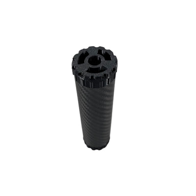 Smoke Wolf 14mm CCW Muzzle Silencer for Gel Blasters & Airsoft Guns