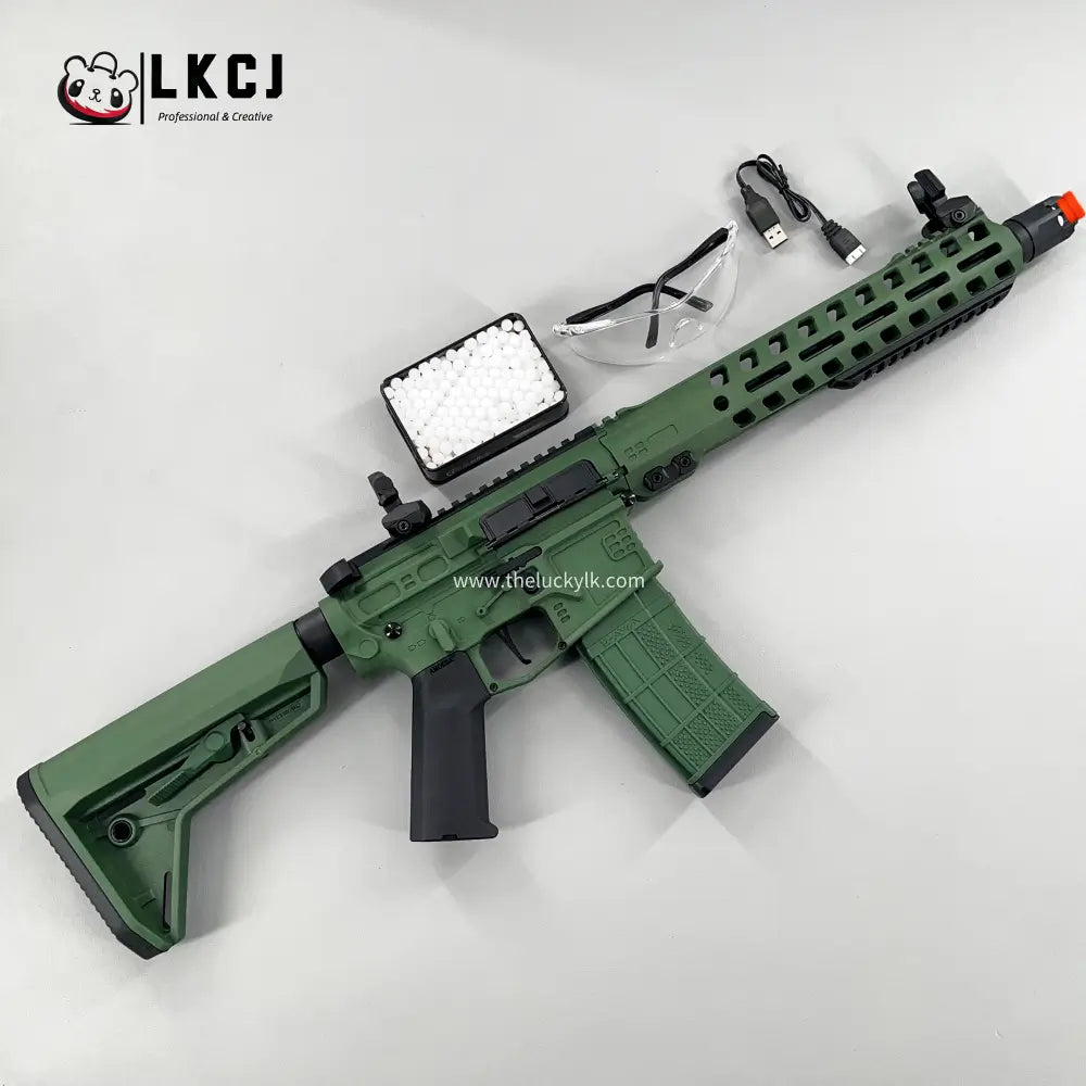 Army Green SLR Gel Blaster Adult Version